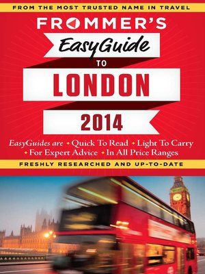 cover image of Frommer's EasyGuide to London 2014